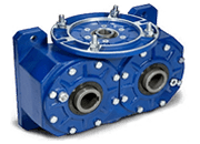 Червячный мотор-редукторы c двумя выходными валами
